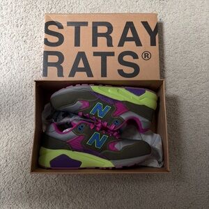 New Balance Stray Rats x 580 Dark Moss